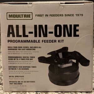 Black Automatic Reptile Feeder